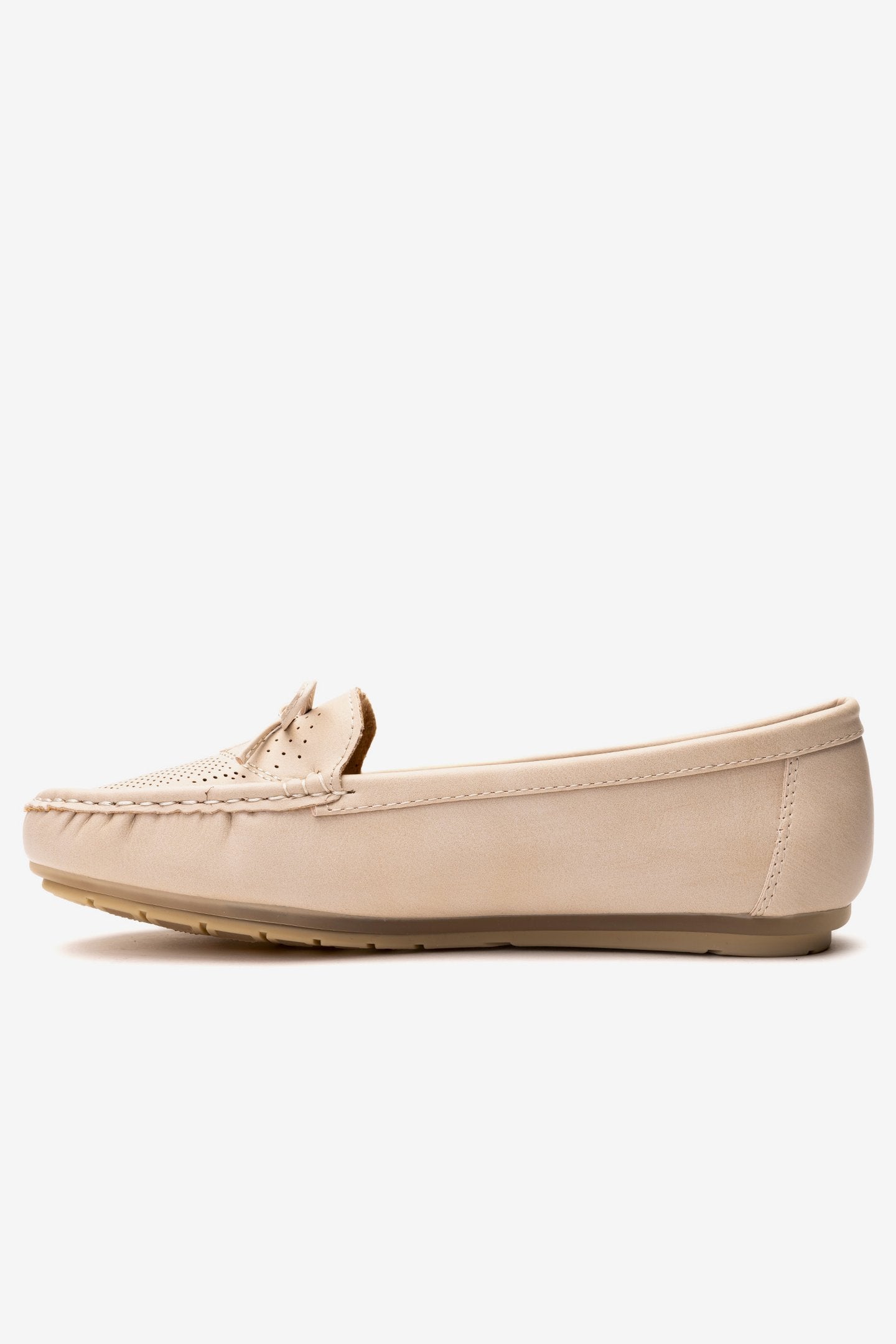 Mocasin Mujer Beige Alessia Chancleta Chancleta
